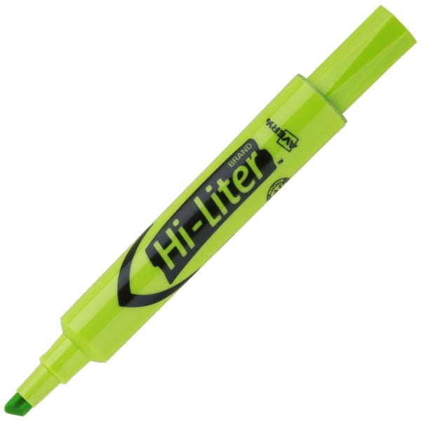 Avery&reg; Hi-Liter&reg;, Desk-Style, Fluorescent Green, 1 Count (24020)